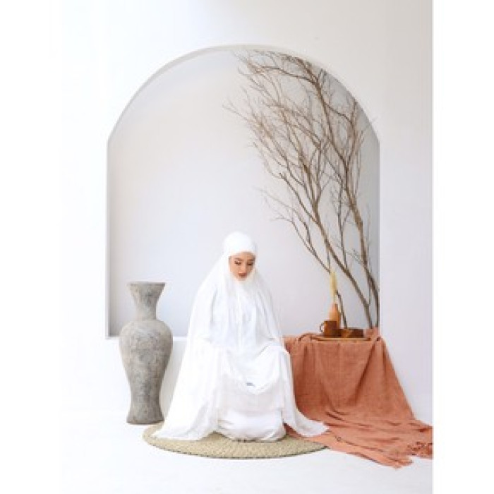 Mukena Katun Rayon KR-300 Reg Classic BW 